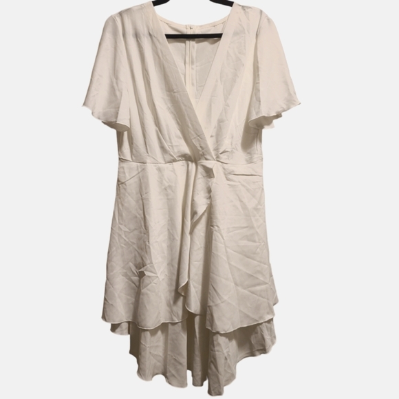 Short faux wrap dress L - Picture 1 of 5